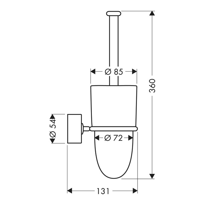 картинка 41535000 Набор для WC от магазина Hansgrohe.SALE