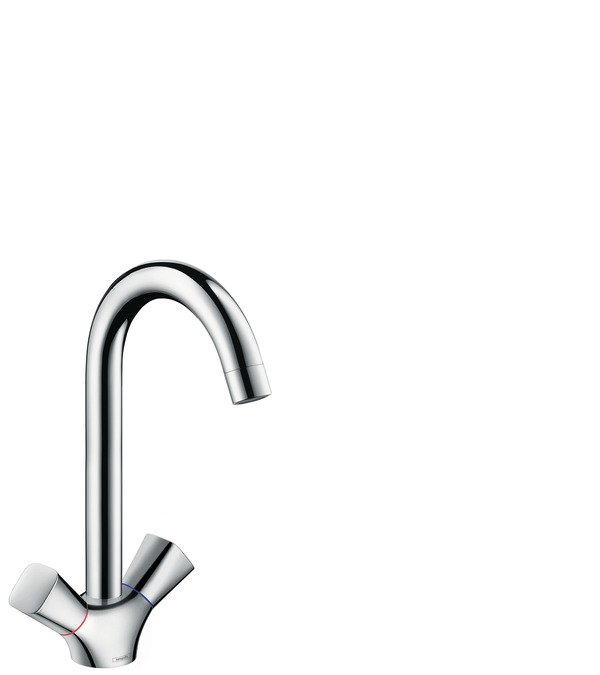 картинка 71280000 Смеситель для кухни, с двумя рукоятками от магазина Hansgrohe.SALE