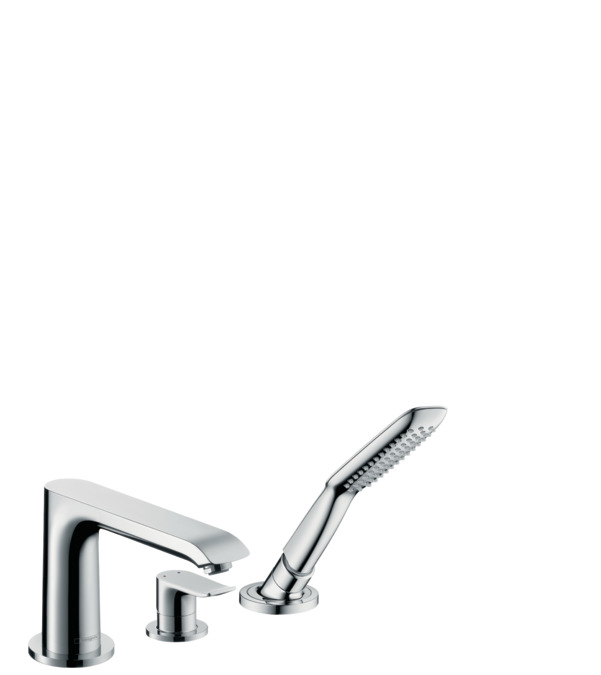 картинка 31190000 Смеситель на край ванны, на 3 отверстия, ½’ от магазина Hansgrohe.SALE