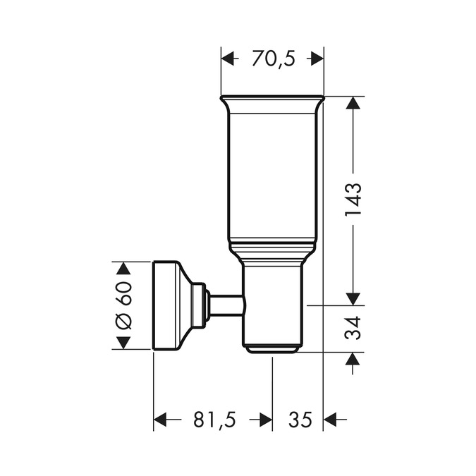 картинка 42056820 Светильник настенный от магазина Hansgrohe.SALE