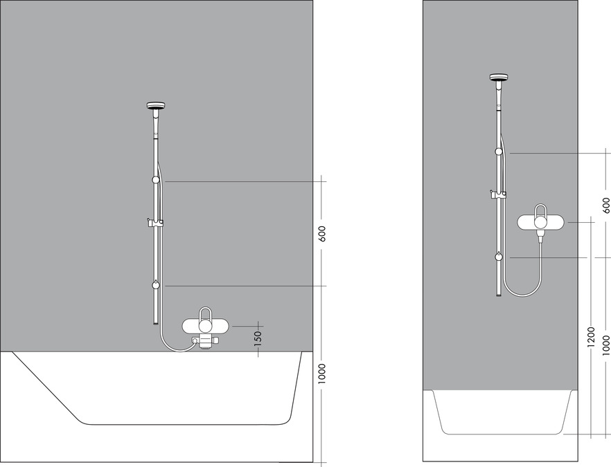 картинка 27791000 Душевой набор Croma 100 Multi/Unica'Reno Lift 1,05 м, ½’ от магазина Hansgrohe.SALE