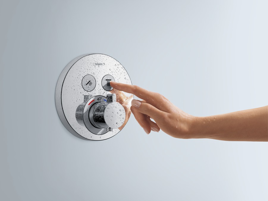 картинка 15743000 Термостат ShowerSelect S, для 2 потребителей, СМ от магазина Hansgrohe.SALE
