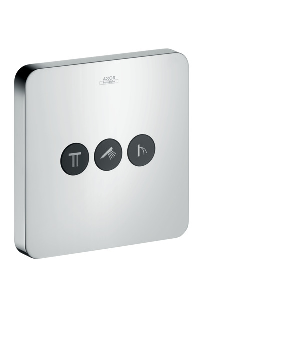 картинка 36773000 Запорно-переключающее устройство на 3 потребителя, СМ от магазина Hansgrohe.SALE