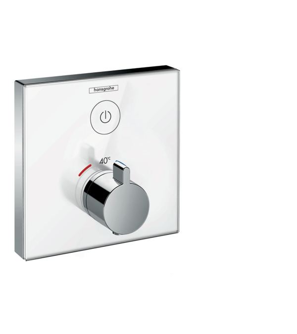 картинка 15737400 Термостат ShowerSelect для одного потребителя, стеклянный, СМ от магазина Hansgrohe.SALE